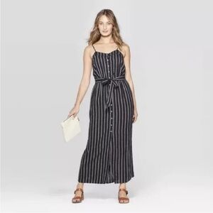Universal Thread Maxi Button Down Dress, Small- EUC